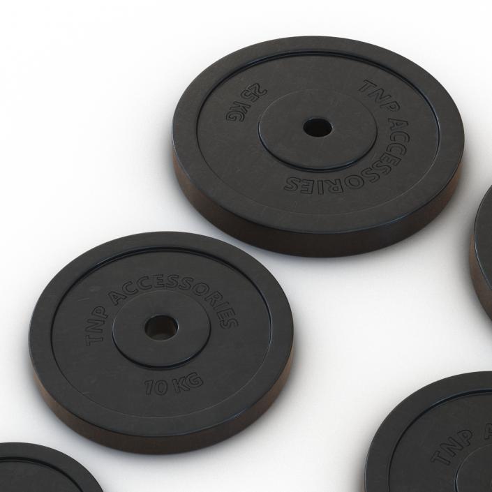 3D model Barbell Plates Collection