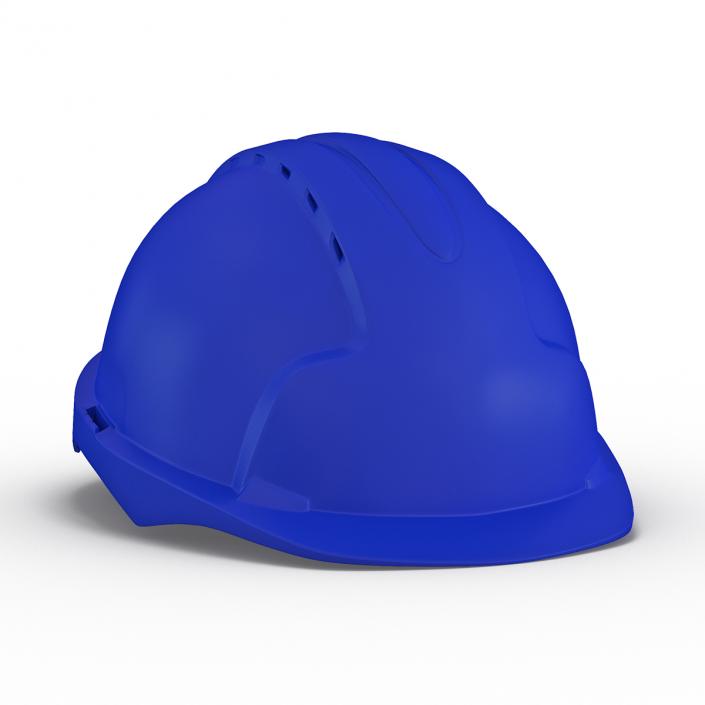3D Safety Helmet Blue model