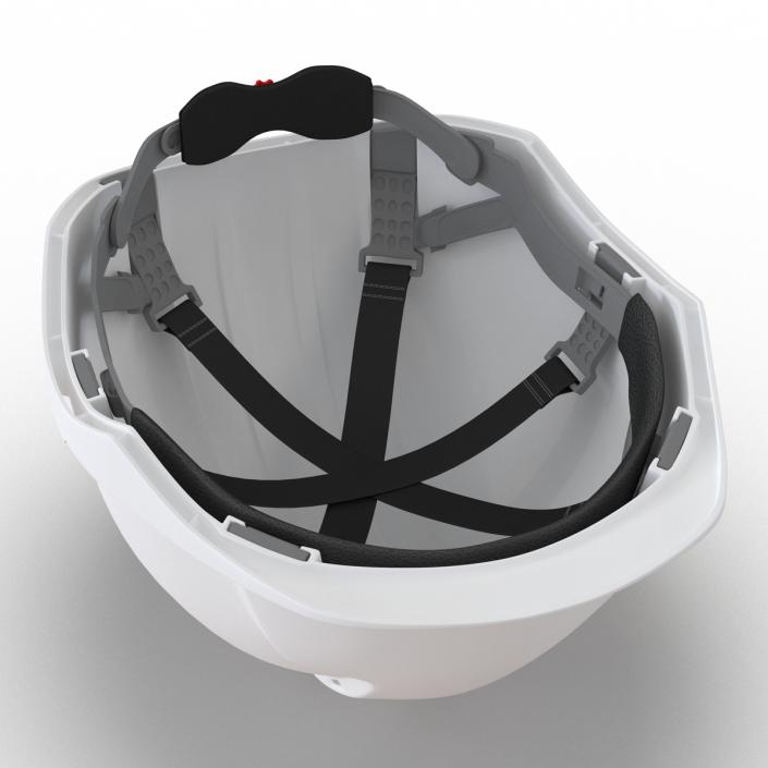 Safety Helmet White 3D model
