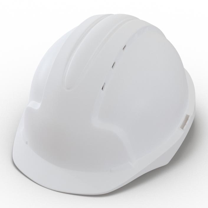 Safety Helmet White 3D model