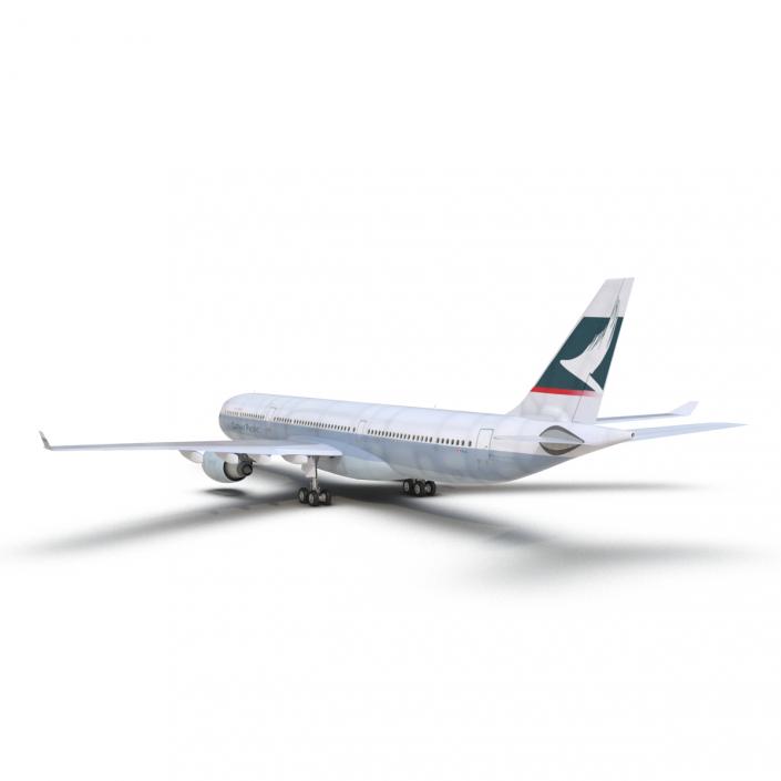 3D Jet Airliner Airbus A330-300 Cathay Pacific model
