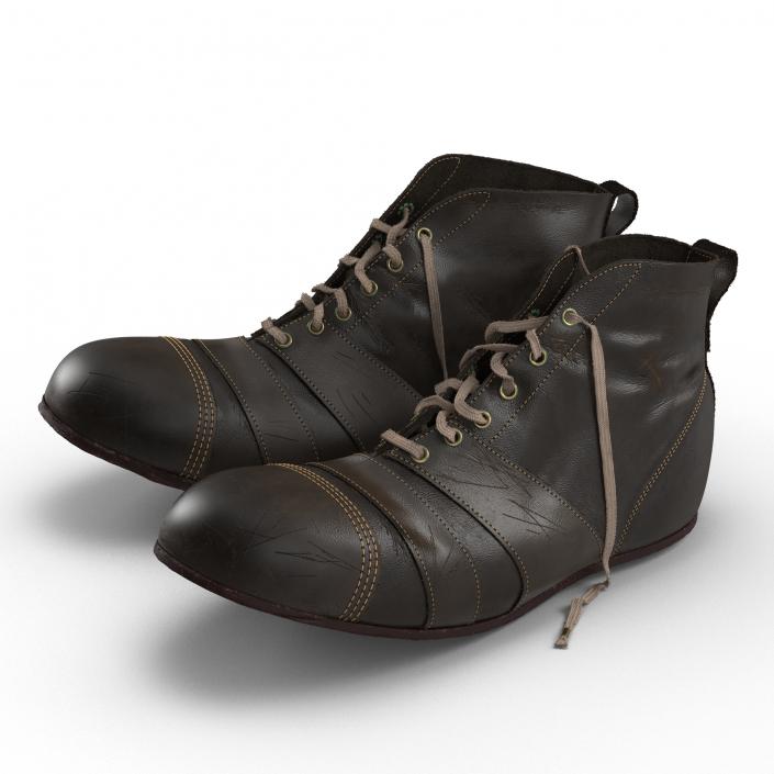 3D Vintage Boots model