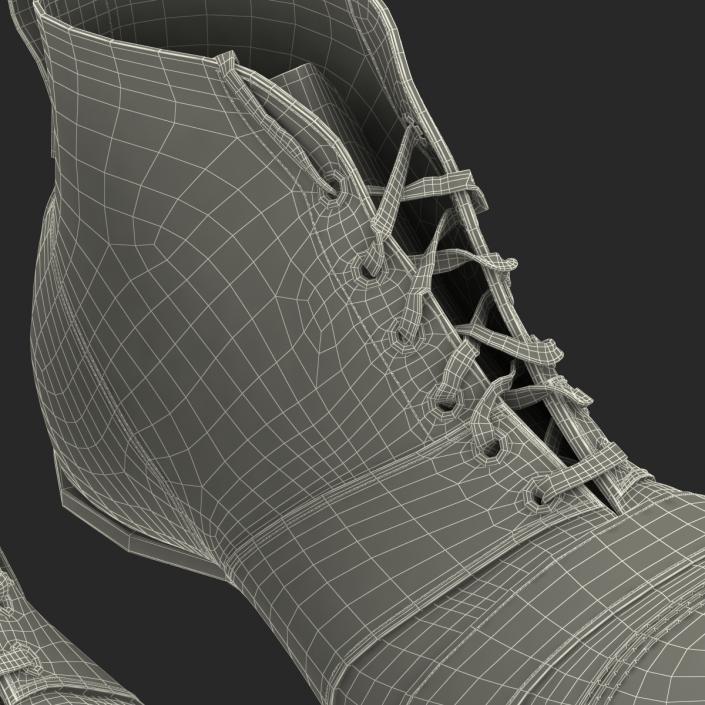 3D Vintage Boots model
