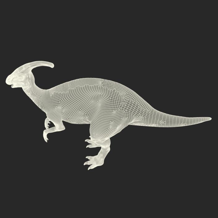 3D model Parasaurolophus