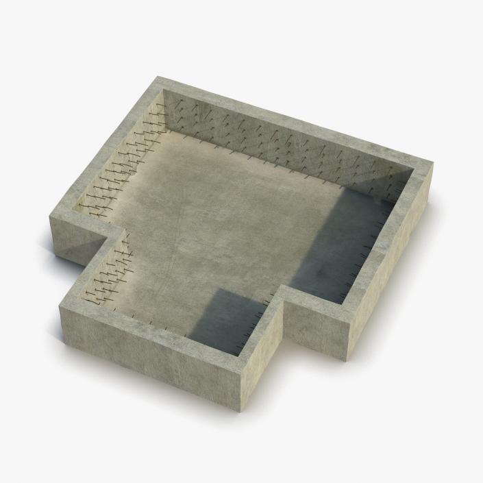 Building Foundation 3D model