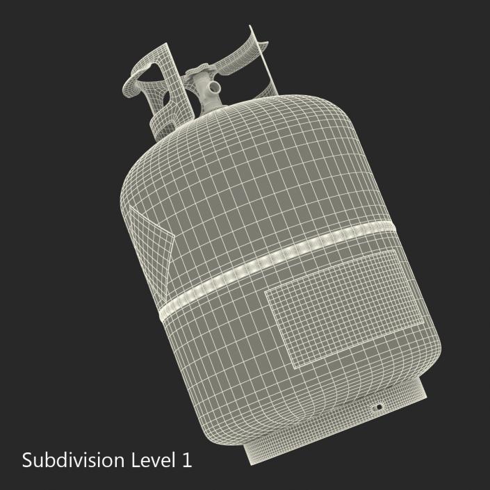Gas Cylinder 3 3D model