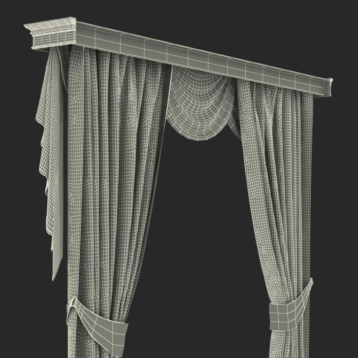Curtain 6 Pink 3D model