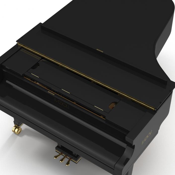 Grand Piano Fazioli 3D model