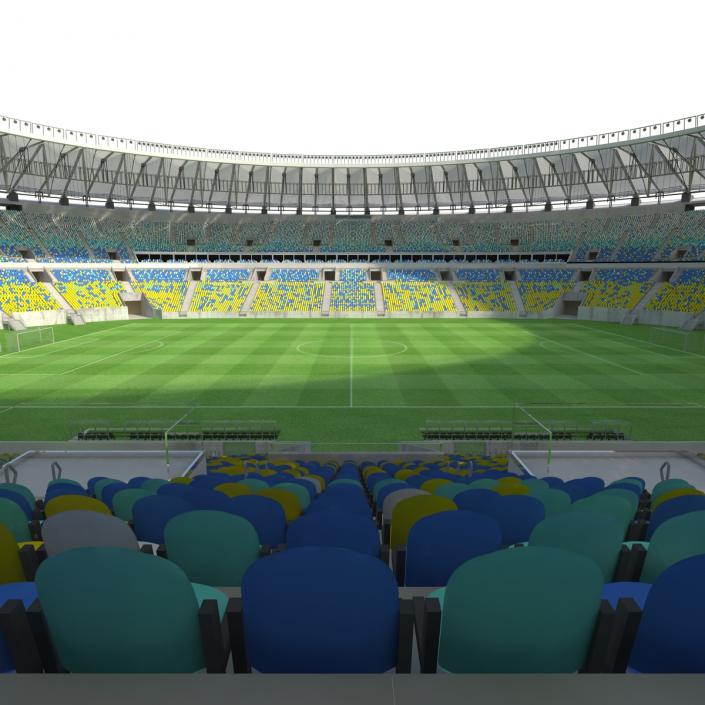 3D model Football Stadium Maracana