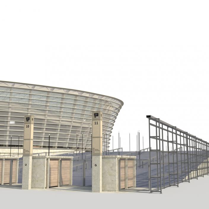 Cape Town Stadium Green Point 3D model