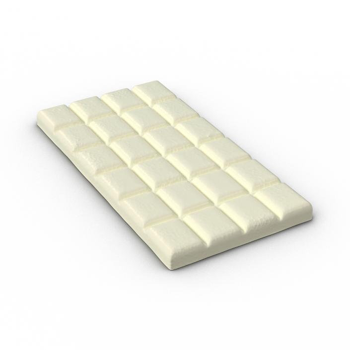 3D White Chocolate Bar 2