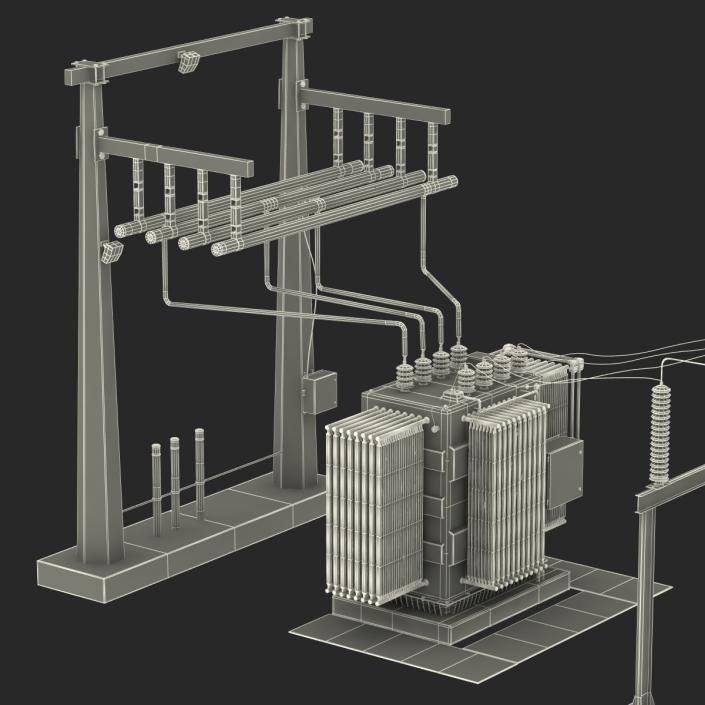 3D model Substation