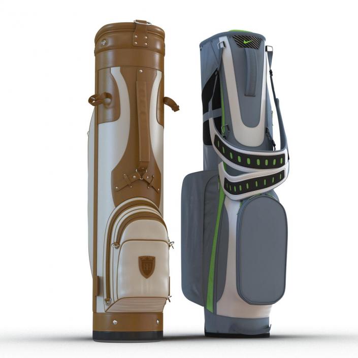 3D model Golf Bags Collection