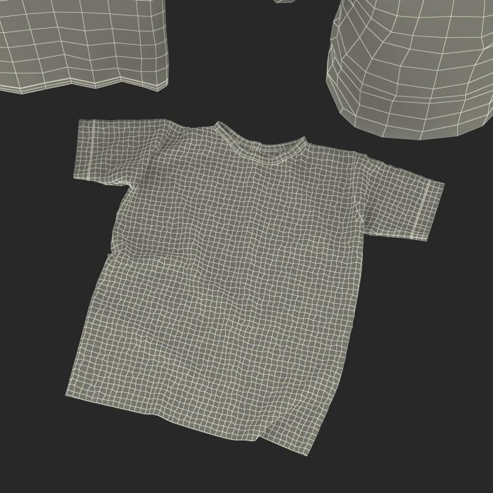 3D TShirts Collection model
