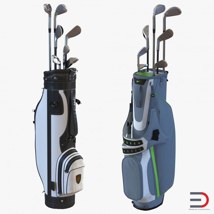 Golf Bags Collection 2 3D