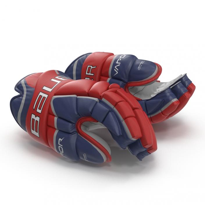 Hockey Gloves Bauer 3D model