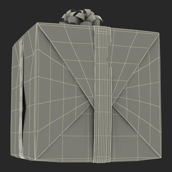 3D Giftbox 2 Red model