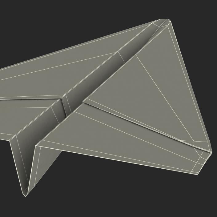 3D Paper Plane 6 model