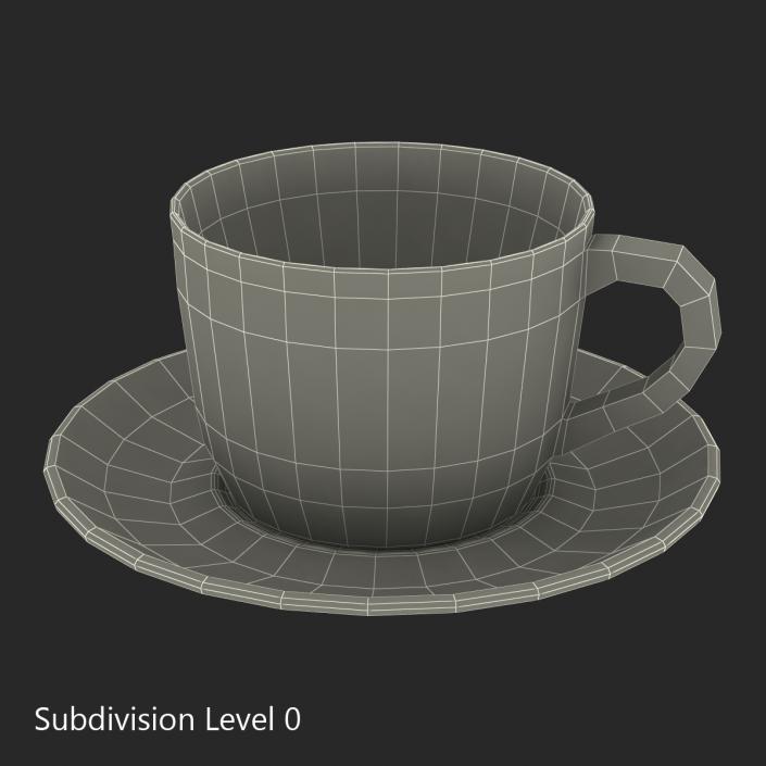 3D Empty Coffee Cup