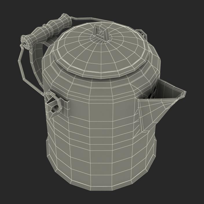 3D Camping Coffee Pot model