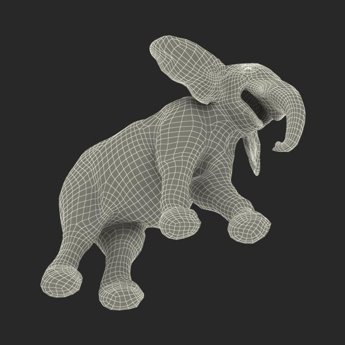 3D model Baby Elephant Pose 2
