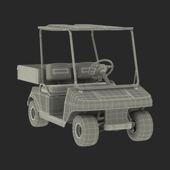 Golf Cart Blue 3D model