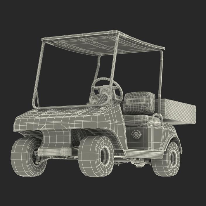 Golf Cart Gray 3D model