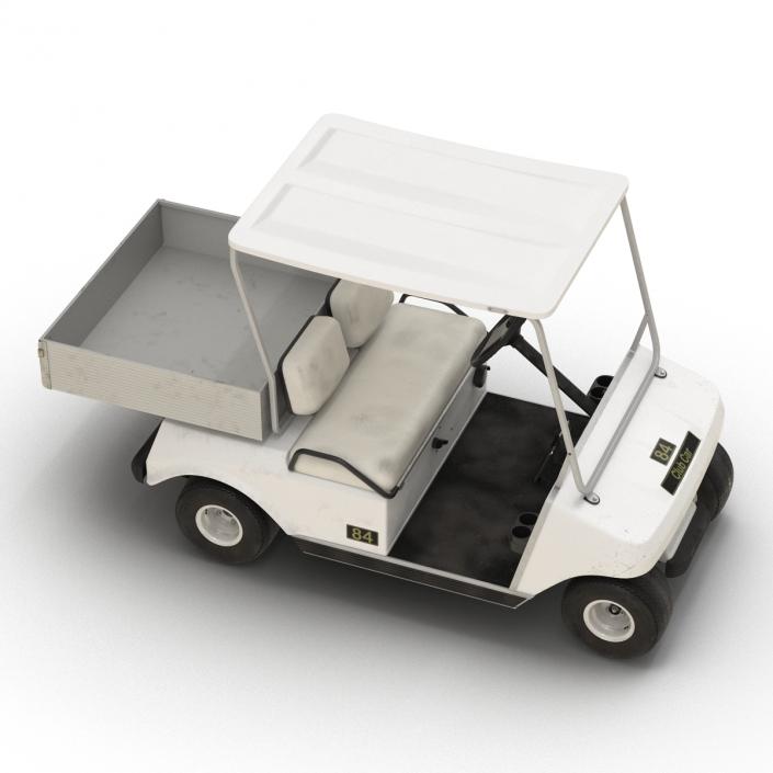 3D Golf Cart Rigged