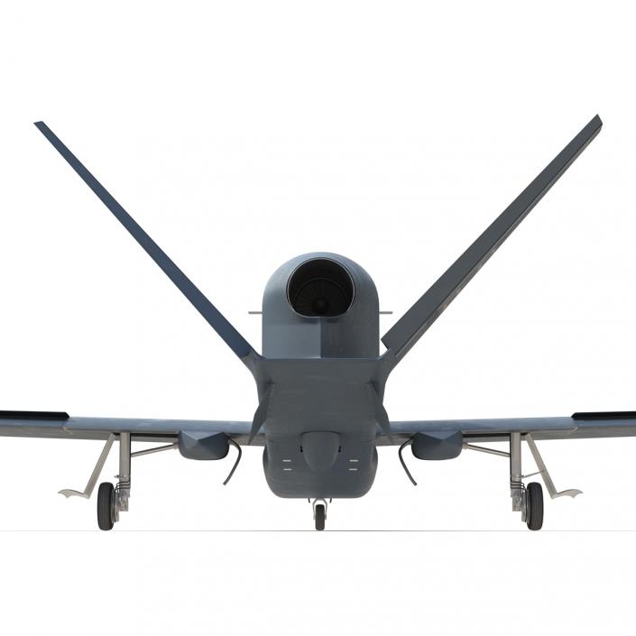 RQ-4 Global Hawk UAV Rigged 3D