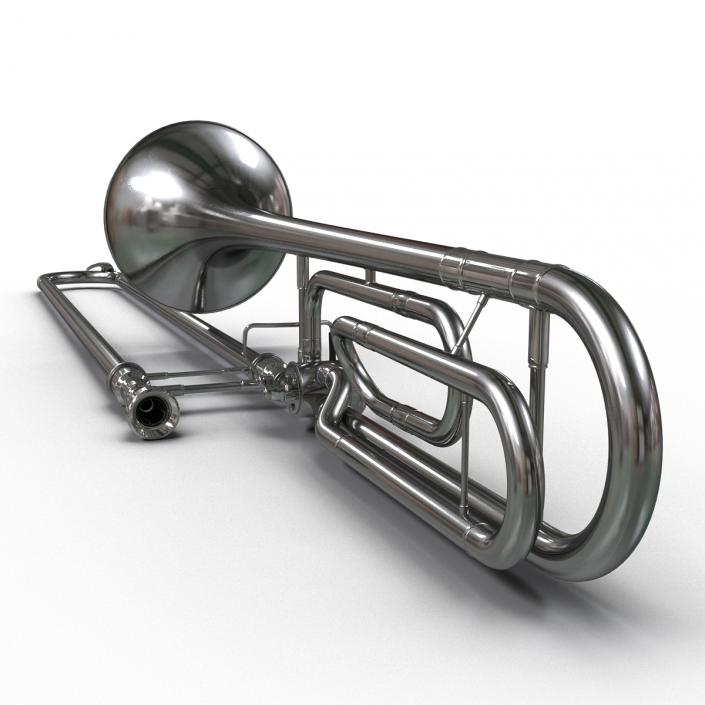 3D model Trombone Silver