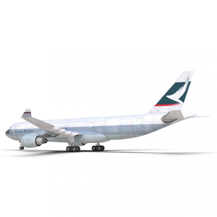 Airbus A330 P2F Cathay Pacific Rigged 3D
