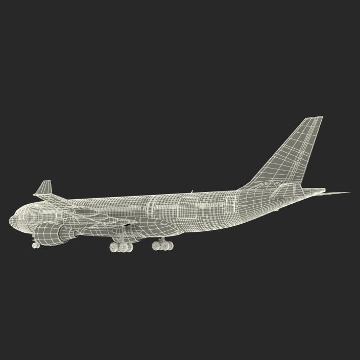 3D model Airbus A330-P2F Lufthansa
