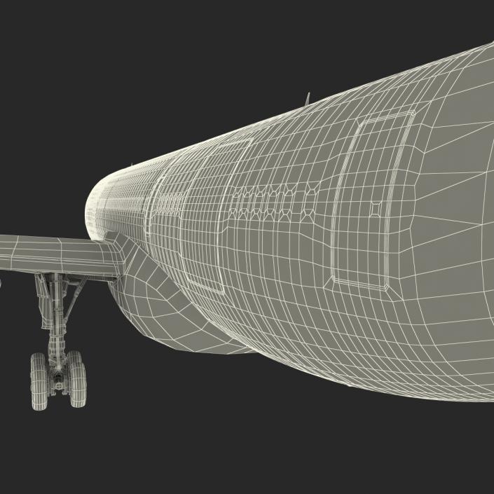 3D Airbus A330 P2F Northwest Airlines Rigged