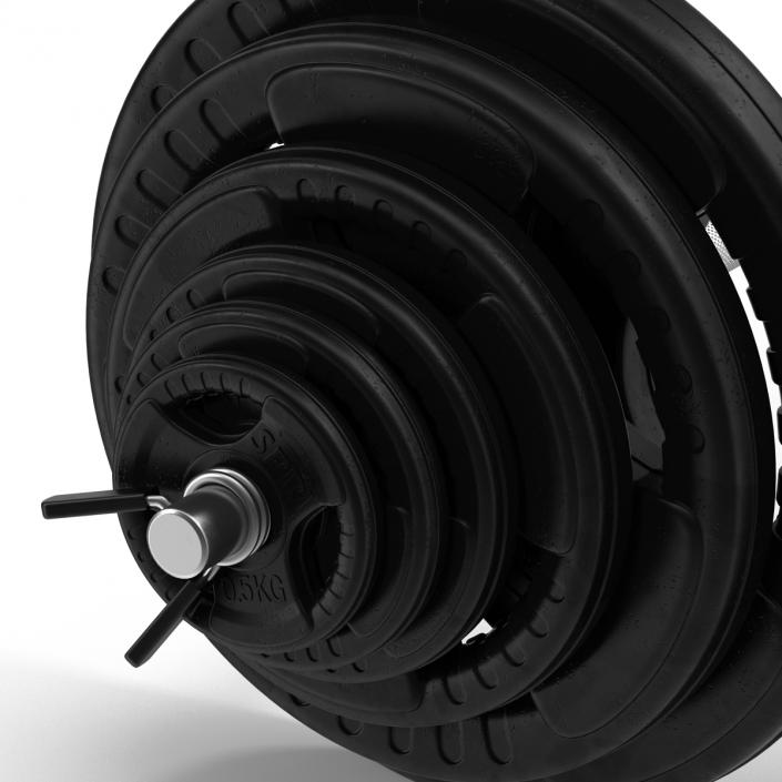 3D model Barbell and Plates 2