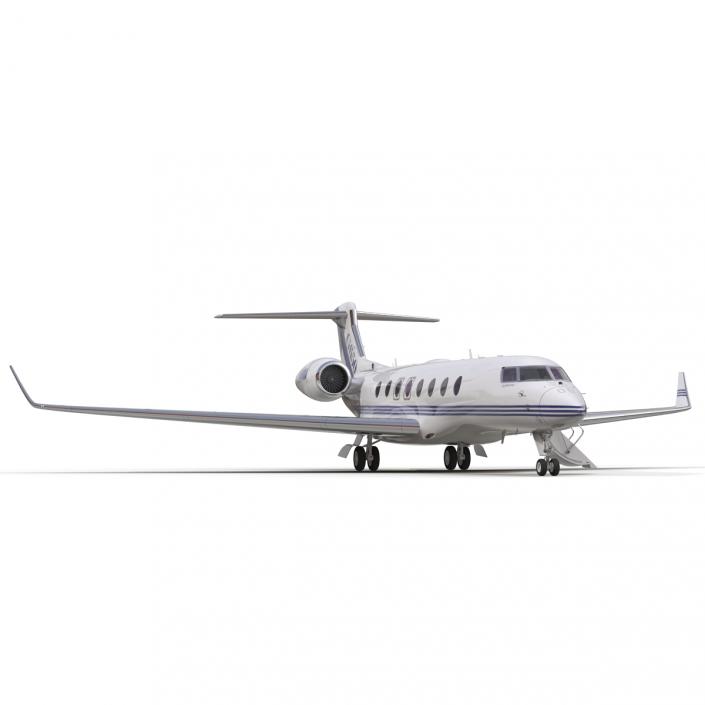 Gulfstream G650 Rigged 2 3D model