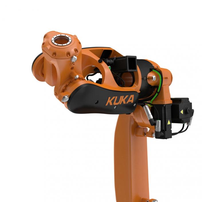 3D model Kuka Robot KR-16 arc HW Rigged
