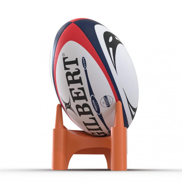 Rugby Ball Set 3D model