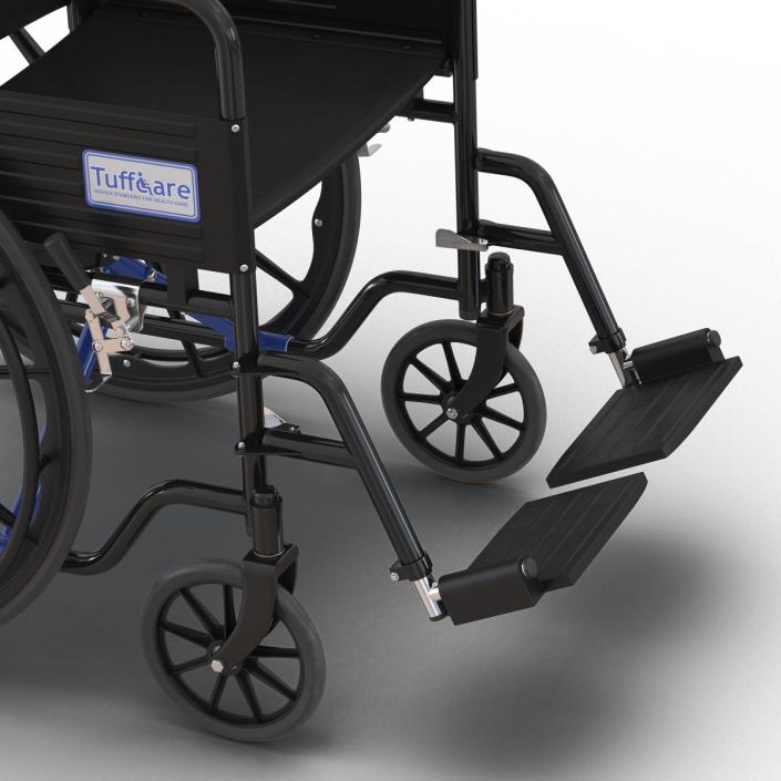 Wheelchair Rigged 3D