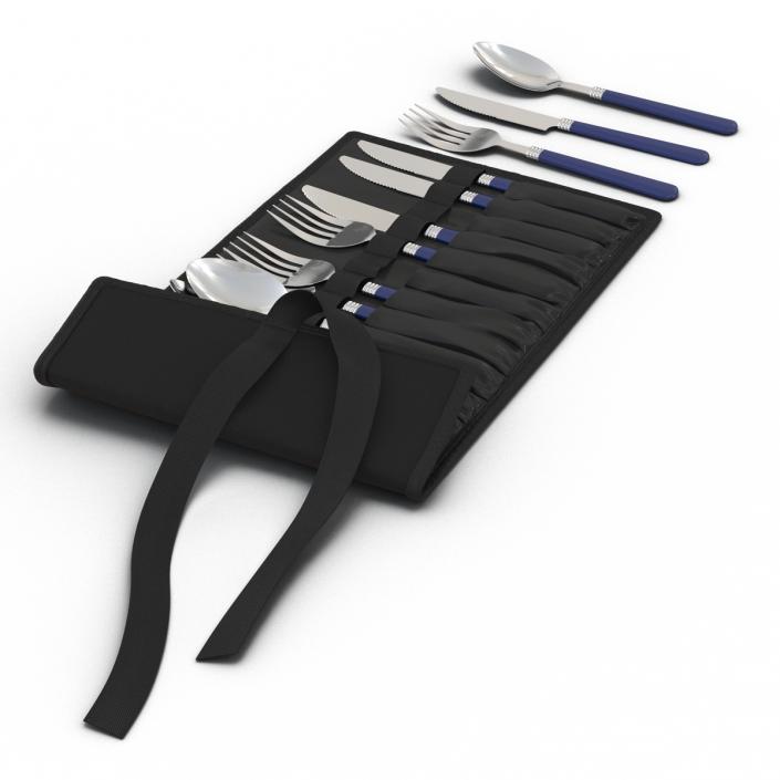 3D Picnic Cutlery Set model