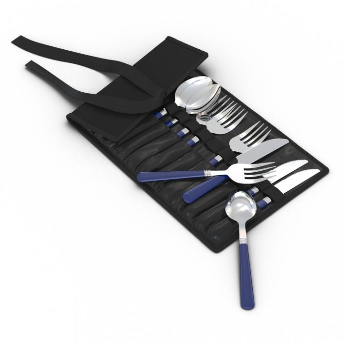 3D Picnic Cutlery Set model