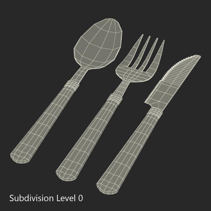 3D Cutlery Set