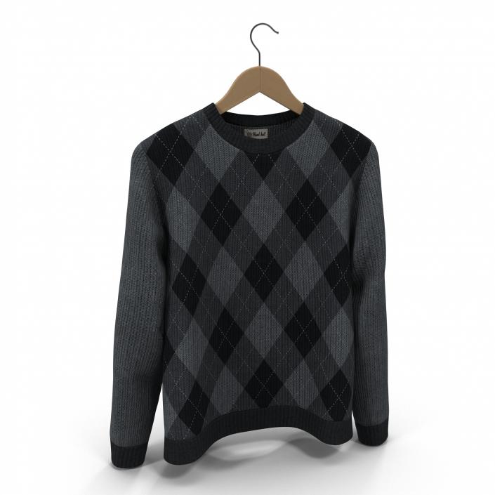 Sweater on Hanger 3 3D model