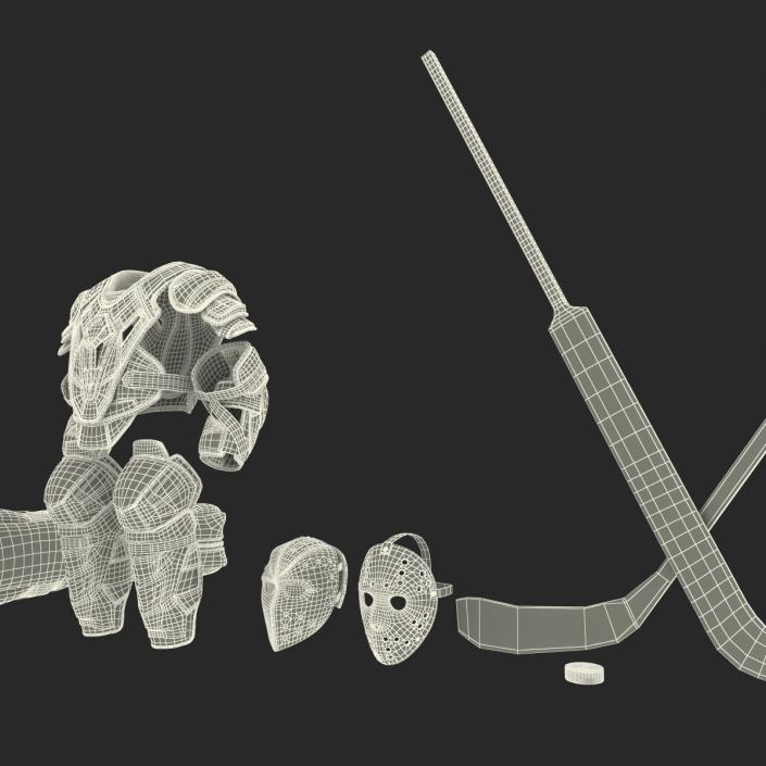 Hockey Equipment 3D Models Collection 2 3D model