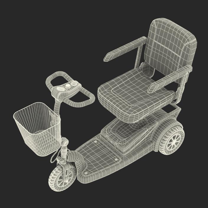 Electric Wheelchair 3D model