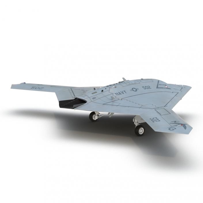 3D Northrop Grumman X-47B UAV
