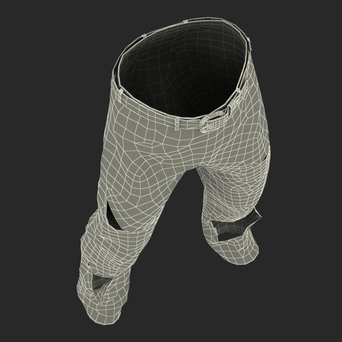 3D model Old Dirty Work Pants