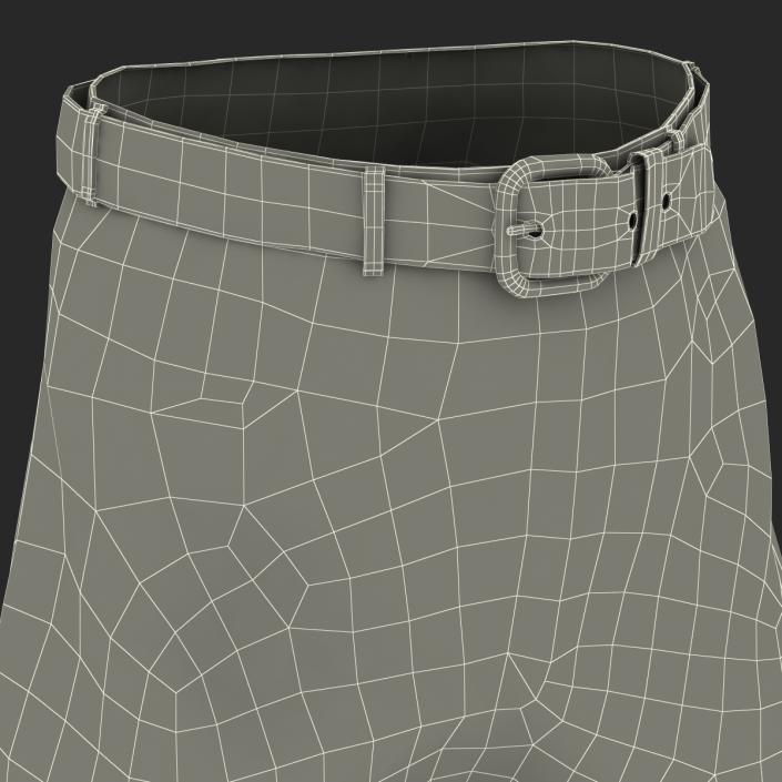 3D model Old Dirty Work Pants