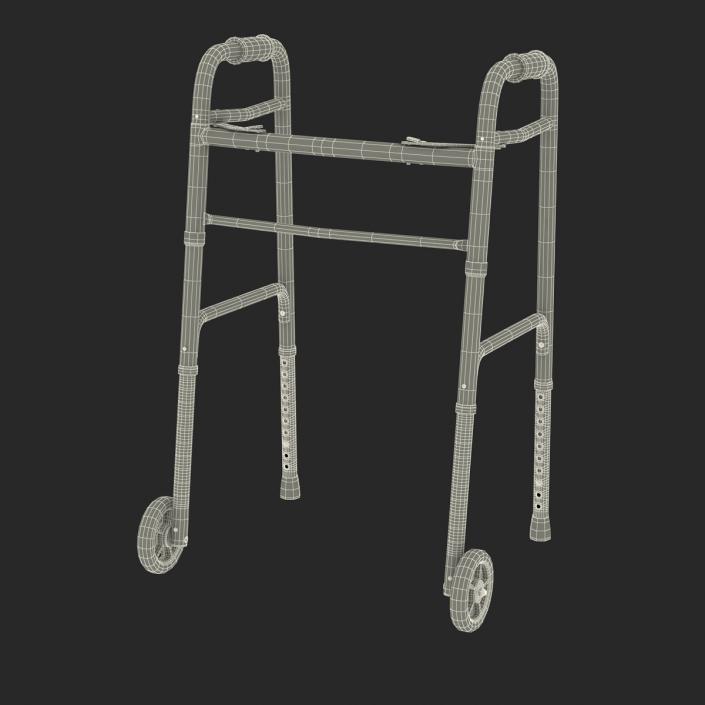 3D model Paddle Walker with Wheels