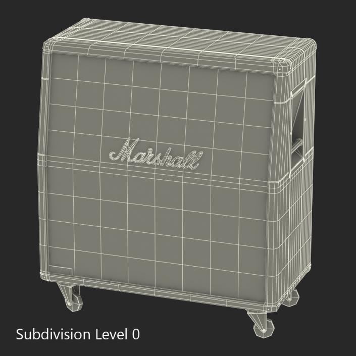 3D Guitar Speaker Cabinet Marshall