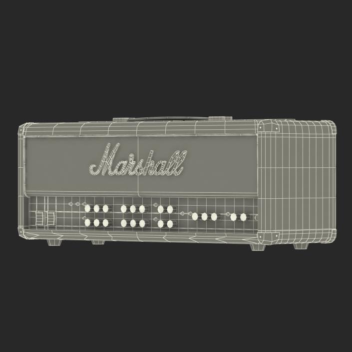3D model Guitar Amplifier Head Marshall